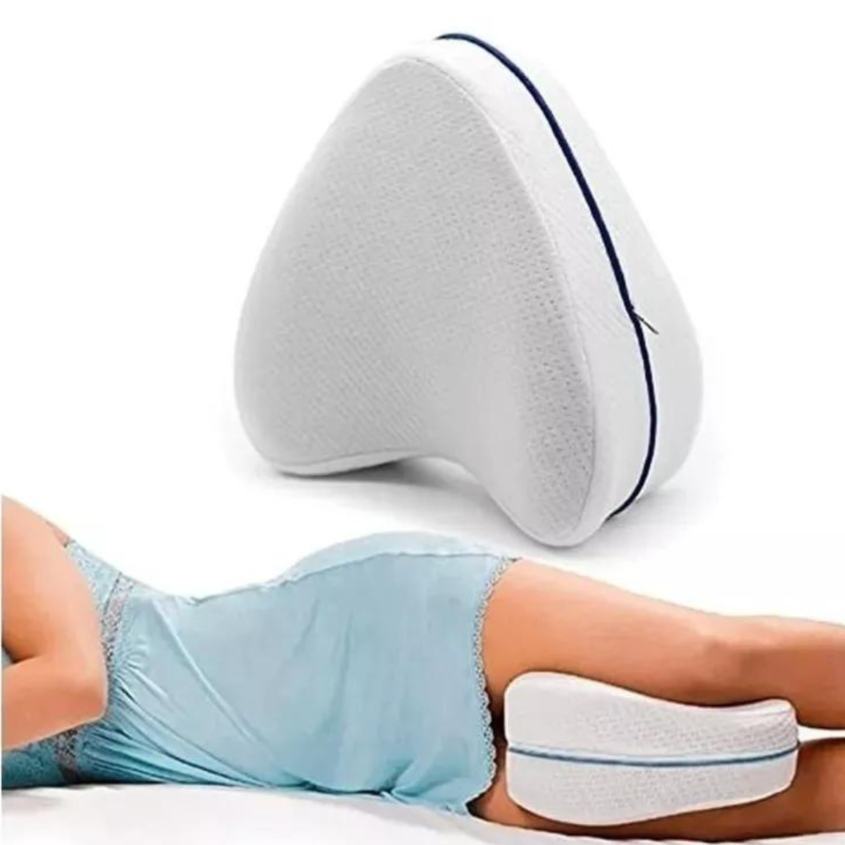 Almohada inteligente triangular para piernas y rodillas