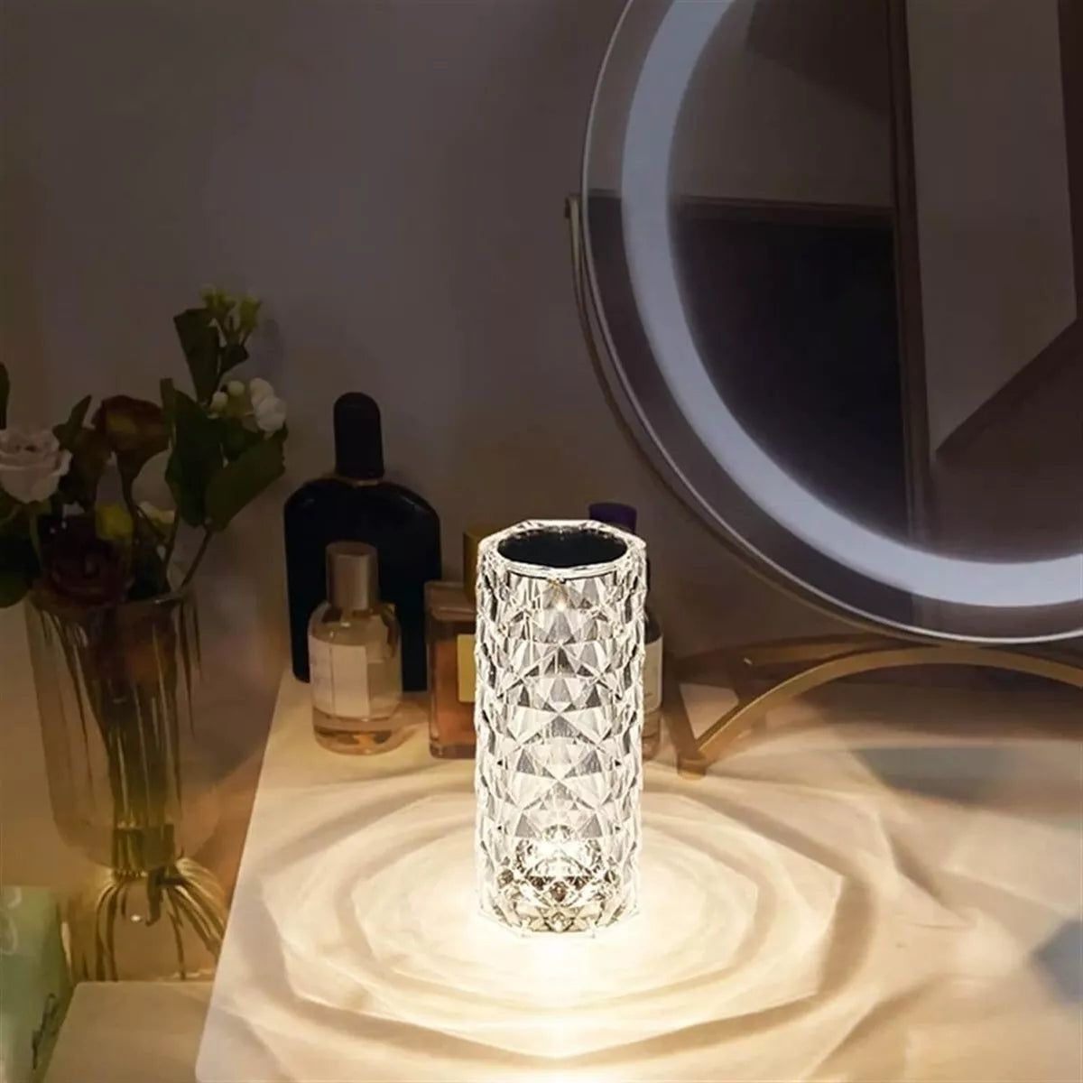 LÁMPARA ELEGANTE CRISTAL LED